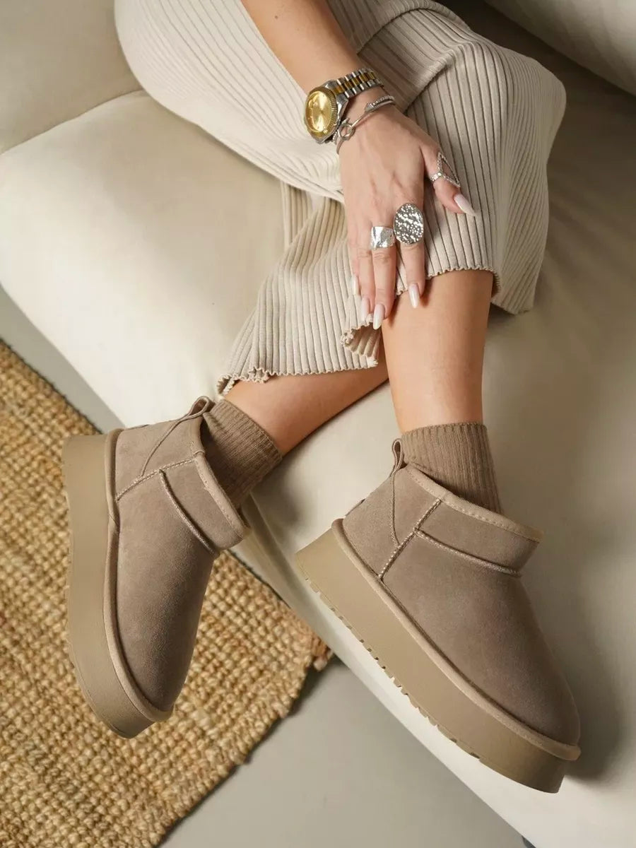 Bottes Colinda Khaki - Confort et style!