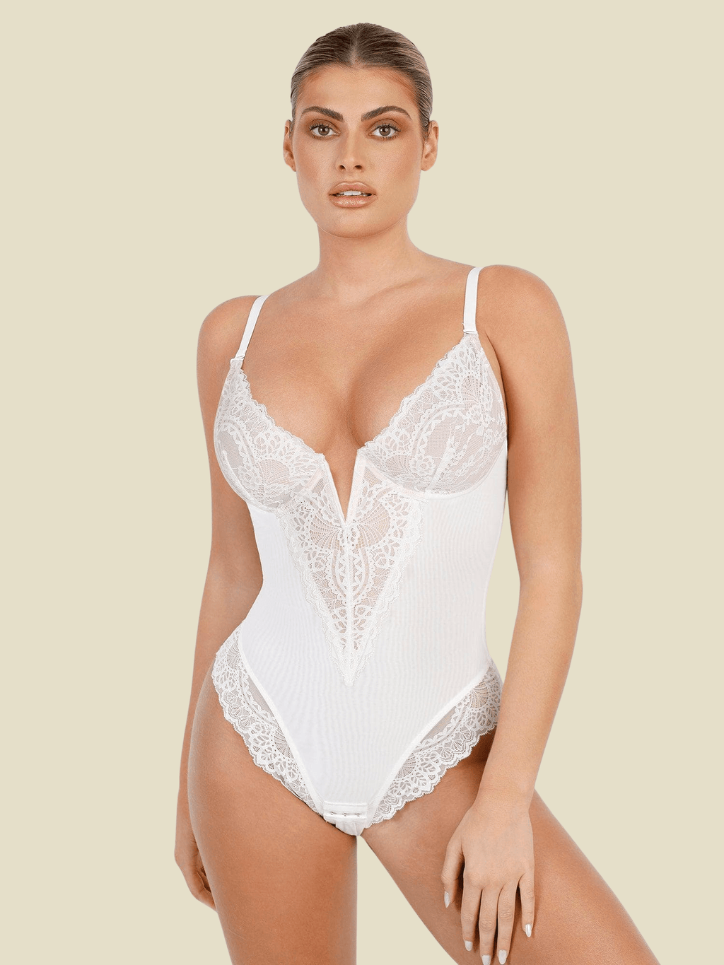 Body à Dentelle String Ultra Gainant